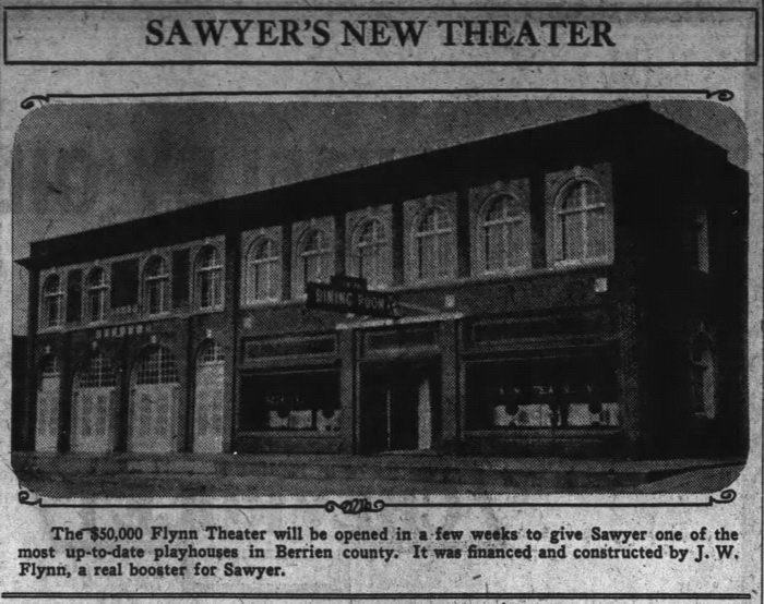 Flynn Theatre - Dec 31 1928 Photo